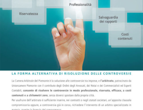 Camera Arbitrale del Piemonte – Campagna Adv